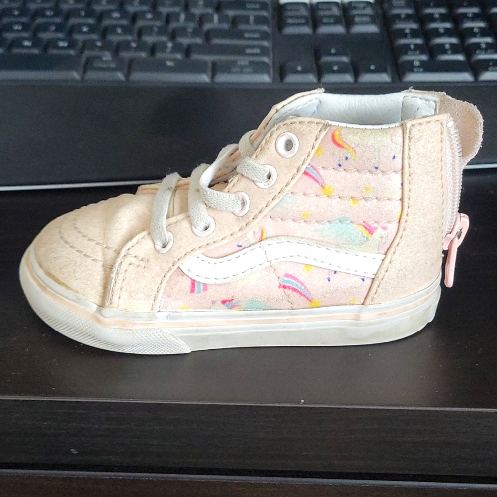 Unicorn Zip Toddler Vans